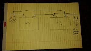To get 36 volts, number batteries 1 thru 3. How To Wire 24 Volt Trolling Motor And 12 Volt Power Pole On 2 12 Volt Marine Ba Outdoor Gear Forum In Depth Outdoors