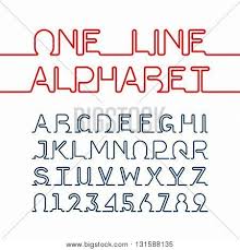 Add a new dimension to your alphabet logos regardless of the letter you choose to represent your business or organization. One Line Alphabet Vector Photo Free Trial Bigstock