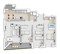 Presentation Drawing Floor Plan Atchitectural Interior Design When Would It Be Necessary To Add Colour Floor Plans Bedroom House Plans Simple House Plans