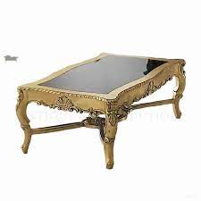 From the tyrol region in the austrian alps, a charming baroque table, rich with the patina of age, in ash with box stretcher and one drawer. French Baroque Omero Rectangular Coffee Table With Glass Top Gold Antique Reproduction Shop