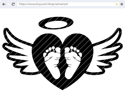 Baby Memorial Svg Baby Svg Baby Angel Dxf Angel Svg Angel Wings Svg Baby Feet Svg Baby Memorial Dxf Baby Memorial Eps Baby Memorial Png Angel Baby Painting Baby Painting Baby