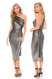 Kong In 2020 Silver Metallic Dress Metallic Dress Dresses