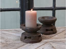 Chic antique producerer de smukkeste produkter, i en romantisk stil. Grimaud Old Candlestick F Pillar Candles Candlesticks Products