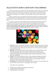 Secara fisiologi pengalaman pengindraan karya seni itu berurutan dari. Seni Budaya Sma Ma Smk Mak Kelas Semester 1