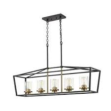 Maybe you would like to learn more about one of these? Emliviar Modern 5 Light Kitchen Island Pendant Light Fixture Linear Pendant Lighting Black And Gold Finish With Clear Glass