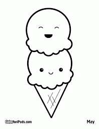 Our ice cream coloring pages in this category are 100% free to print, and we'll never charge you for using, downloading, sending, or sharing them. Best Photos Of Ice Cream Coloring Pages Printable Ice Cream Coloring Home