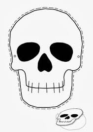 Halloween Skull Mask Printable Halloween Masks Skull Template Halloween Skull Mask