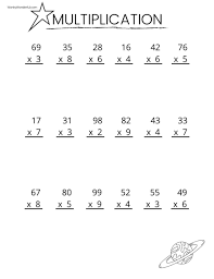 When it's time to move on to multiplication from addition and subtraction, students are often challenged by the prospect of memorizing these facts. Free Printable Multiplication Worksheets Wonkywonderful