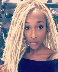The Blac Chyna Faux Locs Blonde Wig That S Breaking The Internet3 Faux Locs Blonde Blonde Wig Faux Locs