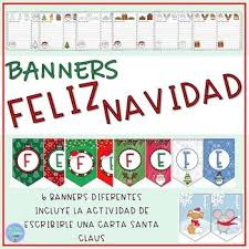 Feliz Navidad Banners Spanish Merry Christmas Banners