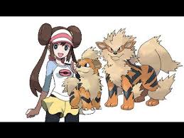 Pokemon Black2 White2 Growlithe Evolving Into Arcanine