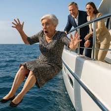 Time to meet the sharks,” my daughter-in-law whispered before throwing me  overboard. My son watched, smiling, as the sea swallowed me whole. Their  goal? To claim my ten-million-dollar fortune. But when they