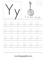 letter y preschool printables preschool mom