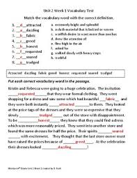 Grade 2 assessment • weekly tests answer keys with common core state standards and. Practice Grade 5 Unit 4 Week 2 Answers The Teacher S Guide Free Worksheets Smartboard Templates And Lesson Plans For Teachers