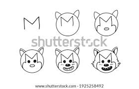 How to draw a cartoon wolf easy. Wolf Drawing Easy At Getdrawings Free Download