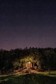 This could mean getting out for an activity such as cycling, walking. Cabin In The Woods With Dark Sky Full Of Stars By Susana Ramirez Cabin Night