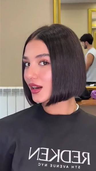 Blunt Bob Haircut For Straight Hair