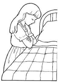 Tangram prayer shape and solution. Lds Clipart Gallery Primary 2 P1 Girl Praying Girl Coloring Pages Child Praying