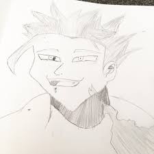 Ban「バン」is the fox's sin of greed of the seven deadly sins, the husband of elaine, father of lancelot, and the king of benwick. Attempt At Drawing Ban From The Seven Deadly Sins Zhcsubmissions
