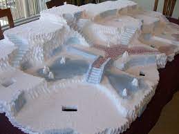 Maybe you would like to learn more about one of these? 41 Styrofoam Platforms For Villages Ideas Christmas Village Display Christmas Villages Christmas Village