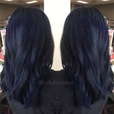 Dark blue hair hair color blue cool hair color short blue hair midnight blue hair hair colors indigo hair color smokey blue hair denim blue hair. Pin On Beauty Secrets