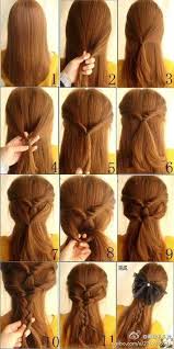 To make a ponytail, tease the crown of your hair with a comb, pull the hair back and secure it with an elastic. 21 Simple And Cute Hairstyle Tutorials You Should Definitely Try It