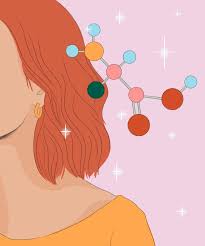 I put the lotion on the skill and wait for the hose. Hair Science Healthy Care Routine Tips