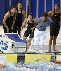 Toronto On July 14 With Chantal Van Landeghem Having Just Toucked Chantal Swimming Women Toronto