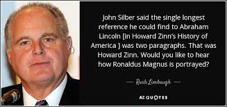 Rush Limbaugh quote: John Silber said the single longest reference he could  find...