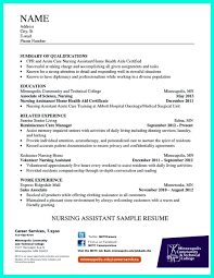 Impress The Employer With Great Certified Nursing Assistant Resume Nursing Assistant Medical Assistant Resume Lpn Resume