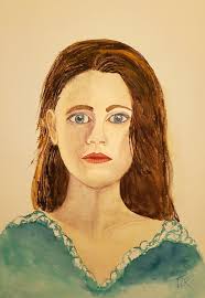 I completed this portrait in four days, the man wanted to give it to his  grandmother that weekend. It was a lot of pressure, but a lot of fun.  Winsor Newton paint,