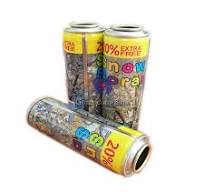 China OEM Round Aerosol Can For Colored Snow Spray Cmyk Supplier...