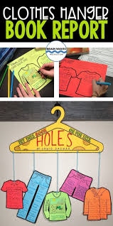 Book Report Clothes Hanger Book Mobile Reading Project Book Report Reading Projects Book Projects