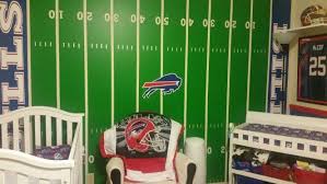 buffalo bills themed football nursery buffalo bills baby football nursery football rooms