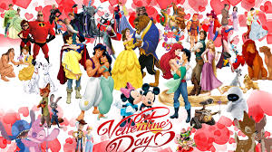 This disney valentine's day wallpaper might contain anime, comic book, manga, and cartoon. Valentine S Day Disney Sweethearts By Thekingblader995 On Deviantart