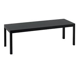 Panel:particleboard, printed and embossed acrylic paint, melamine foil, clear acrylic lacquer, plastic. Muuto Workshop Coffee Table Black Lacquered Oak By Cecilie Manz 2018 Designer Furniture By Smow Com