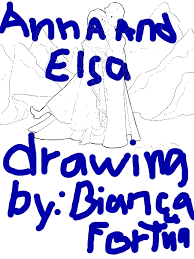 Free, and download it in your computer. Anna And Elsa Standing Side By Side Coloring Page By 8 Years Old Bianca