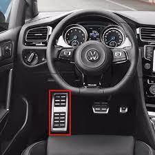 1 Pcs Anti Skid Footrest Pedal Fit For Vw Golf 7 Vii Gti Mk7 Seat Leon Octavia A7 Rapid Audi A3 8v Passat Viii Audi A3 Gti Mk7 Vw Golf