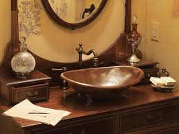 copper bathroom sinks hgtv