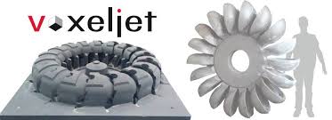 Voxeljet vx1000 3d printing technology. 3200 Kg Stainless Steel Pelton Runner From Voxeljet S 3d Printed Molds Cores Foundry Planet Com B2b Portal