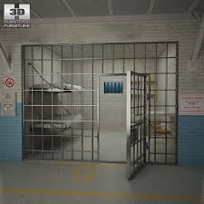 Prison Set 3d Model Comic Book Background Prison Small Space Interior Design