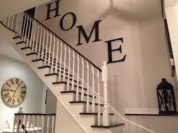 This home offers a beautiful and smooth white flooring and staircase steps leading to the home's second floor landing. 71 Best Stairway Wall Decor Ideas Decor Stairway Wall Wall Decor