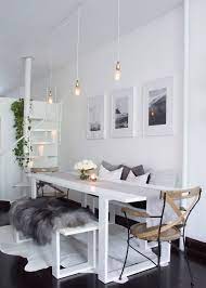 Williamsburg Brooklyn Apartment Tour Lindsay Marcella Apartment Dining Room Scandinavian Dining Room Farmhouse Dining Room