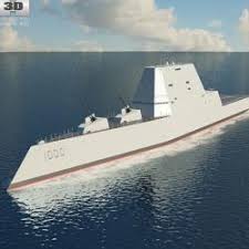 Cartoon model ddg zumwalt : Uss Zumwalt Model Stlfinder