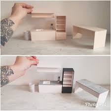 Miniature Kitchen Dollhouse Modern Diy Miniaturekitchen Miniature Kitchen Dollhouse Modern Diy Doll Furniture Diy Modern Furniture Diy Dollhouse
