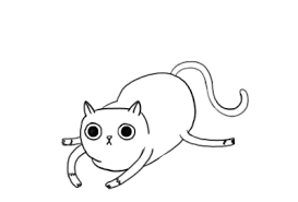 15 Delightful Illustrated Gifs That Will Make You Smile Cat Drawing Tumblr Cat Drawing Cute Cartoon Pictures