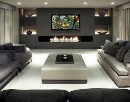 Modern Chimney Trendy Living Rooms Contemporary Living Room Home Decor