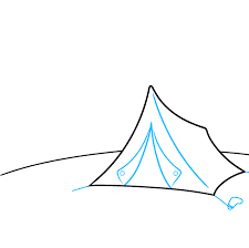 This video tutorial teaches how to draw a cartoon summer camp with tent bonfire and trees in background for kids. How To Draw A Camping Scene Really Easy Drawing Tutorial