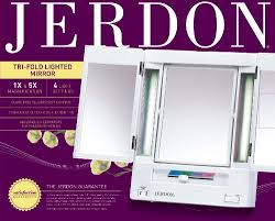 584 likes · 72 talking about this. Buy Jerdon Tri Fold Two Sided Lighted Makeup Mirror With 5x Magnification White Finish Online At Low Prices In India Amazon In