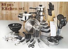 Browse our selection of complete kitchen sets including cabinets of multiple sizes to easily create the kitchen of your dreams! 80 Pcs Kitchen Starter Set Price From Jumia In Nigeria Yaoota